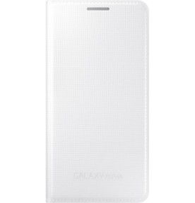 Husa Flip Cover pentru Samsung Galaxy ALPHA G850, White